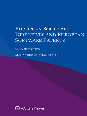 cover image of European Software Directives and European Software Patents